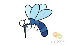 教你画 蚊子简笔画