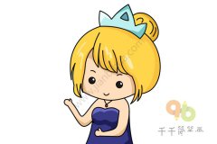 小女孩简笔画 最适合小白学习
