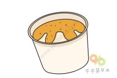 河南开封美食 红薯泥简笔画