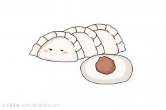 饺子简笔画画法