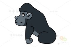 猿猴简笔画