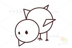 小鸡简笔画 简单又可爱