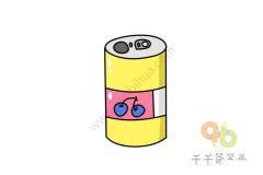水果罐头简笔画步骤图