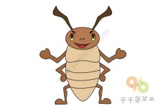 可爱的甲虫简笔画