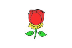 玫瑰花简笔画_2