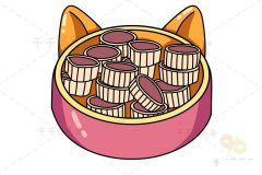 猫粮简笔画
