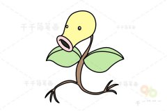 神奇宝贝 喇叭芽简笔画