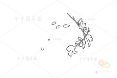 福建泉州美食姜母鸭简笔画