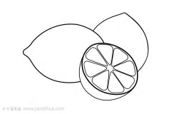 柠檬简笔画的8种画法