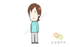 我们这一家 岩木同学简笔画步骤图