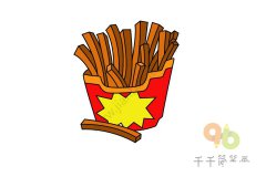 薯条简笔画如何画