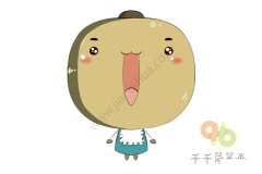 水果宝贝奇奇简笔画