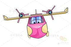 汽车城之最酷变形 空中消防车简笔画