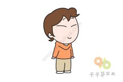 我们这一家 理央简笔画步骤图