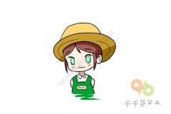 手游第五人格之求生者园丁 角色简笔画