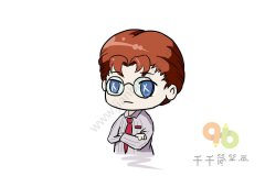 手游第五人格之求生者幸运儿 人物简笔画