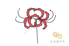 漂亮的石蒜简笔画