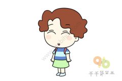 我们这一家 美惠简笔画