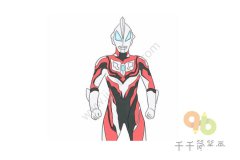 捷德奥特曼儿童亲子简笔画
