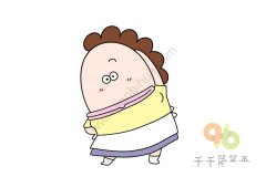 我们这一家 花太太简笔画步骤图