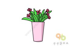 漂亮花束简笔画图片