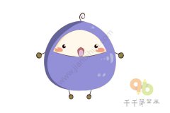 水果宝贝涩涩简笔画