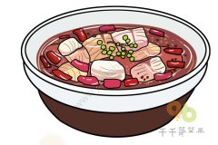 经典川菜 水煮鱼简笔画图片