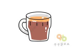 美式咖啡简笔画
