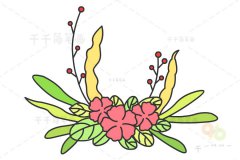 花朵简笔画 儿童画