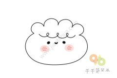 美食简笔画 包子简笔画步骤图