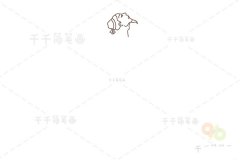李白简笔画 儿童绘画