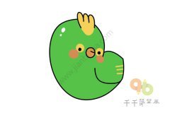 教你画鹦鹉简笔画图片