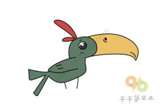 教你画鹦鹉简笔画画法