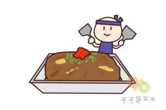 美食简笔画 快来和我一起享受吧