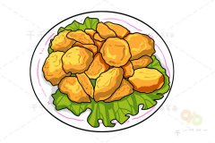 罗定绉纱鱼腐简笔画