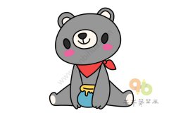 教你画小熊简笔画图片