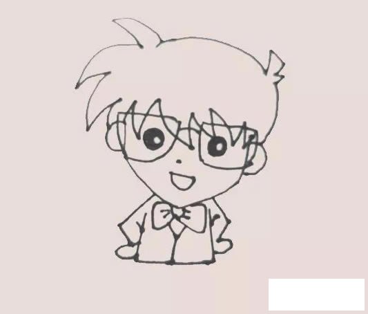 柯南简笔画