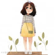 每个女生都有心爱的小包包简笔画