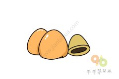 窝窝头简笔画图片
