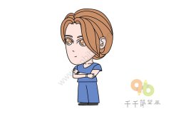 漫威角色克里斯汀帕尔默简笔画
