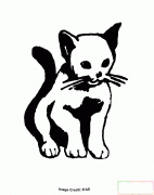 面无表情的猫简笔画