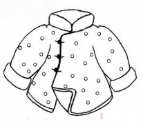 儿童棉袄衣服怎么画简笔画教程简单好看