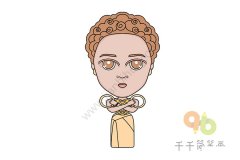 漫威角色娜吉雅简笔画