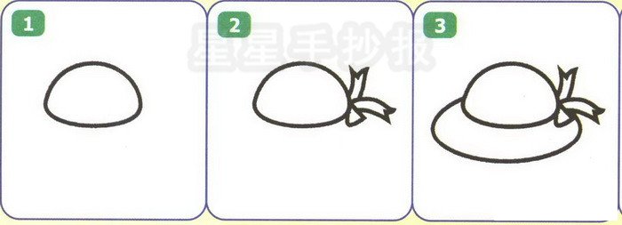帽子简笔画