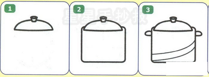锅的简笔画