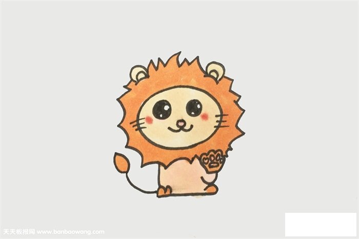 狮子座怎么画