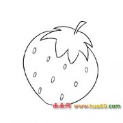 简笔画：一个草莓2