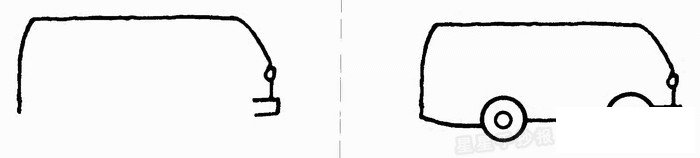 电车简笔画