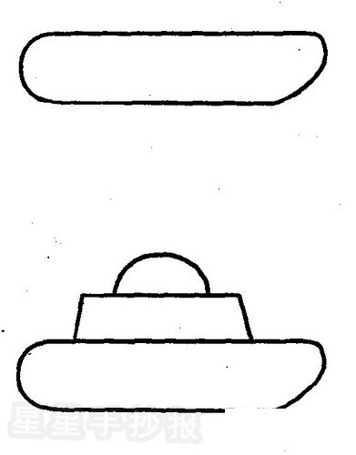 坦克简笔画图片