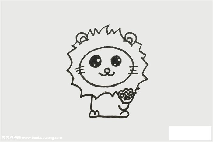 狮子座怎么画